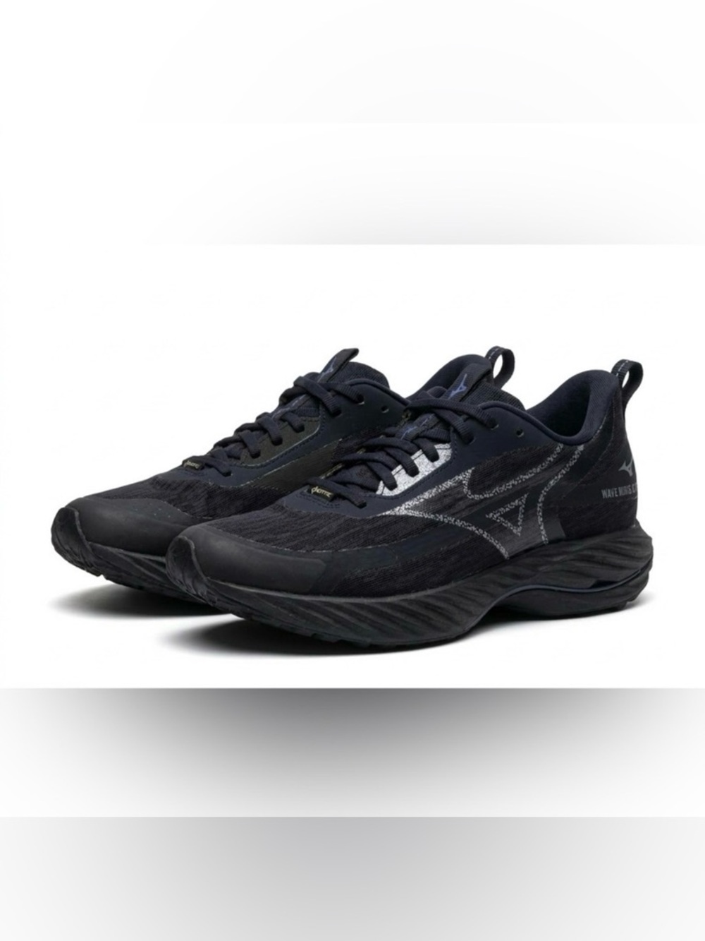 Mizuno Wave Rider GTX 3 Womens Black GoreTex Running Shoes Size 10